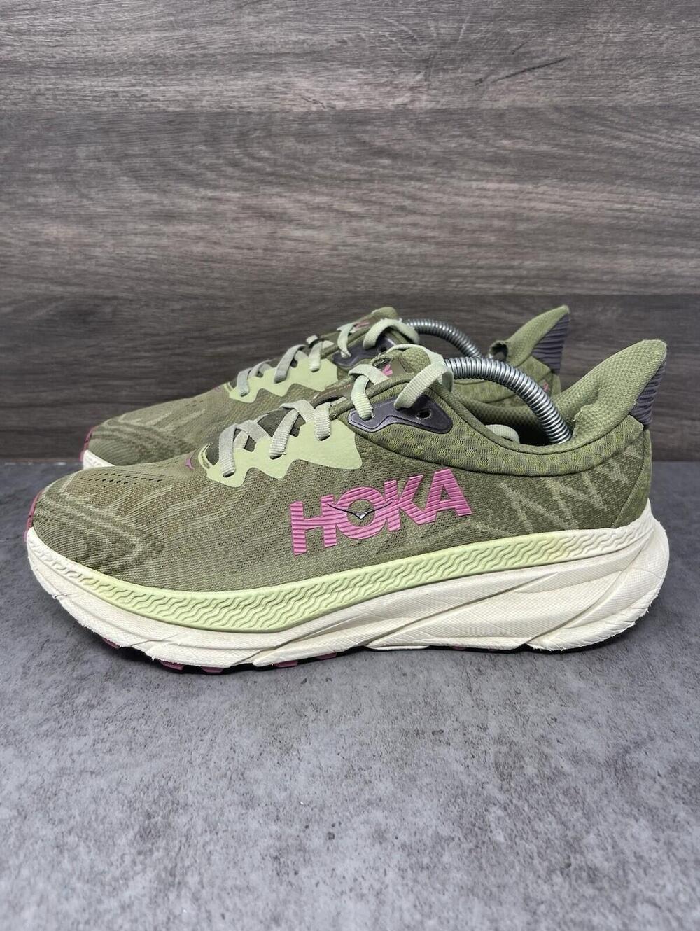 HOKA Challenger ATR 7 Sneakers Womens Size 9.5 Green Purple One One